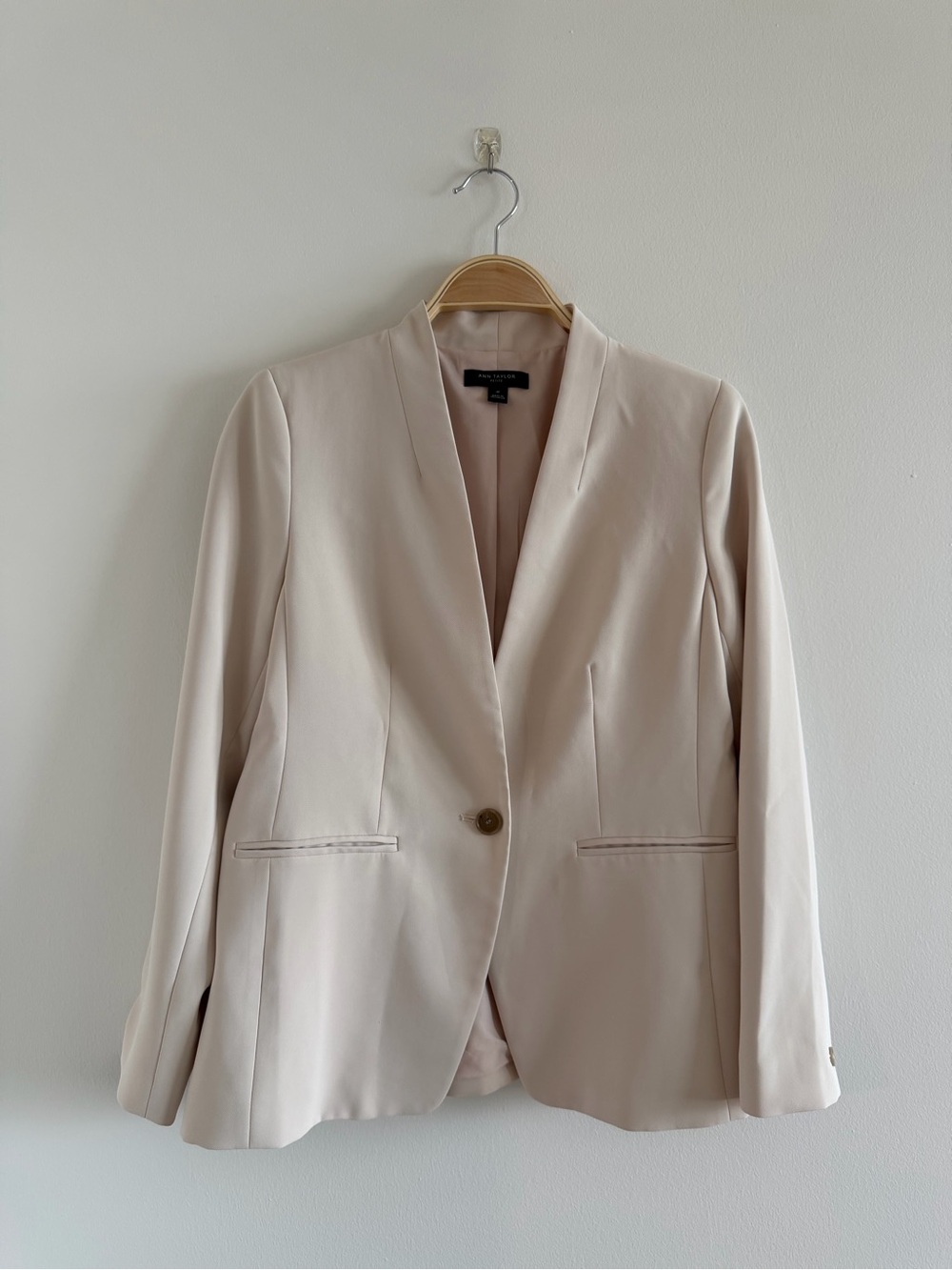 Ann Taylor Blazer - Blush Pink